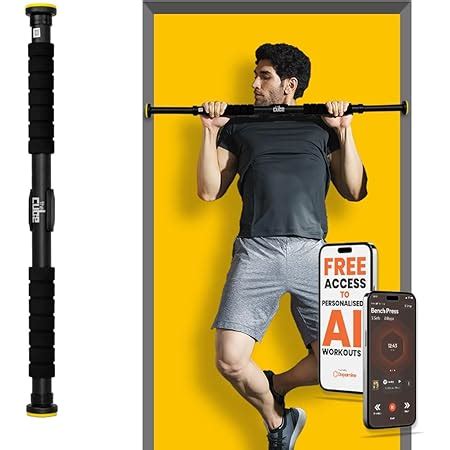 Buy Premium Pull Up Bar For Home By The Cube Club, Chin Up Bar Doorway ...