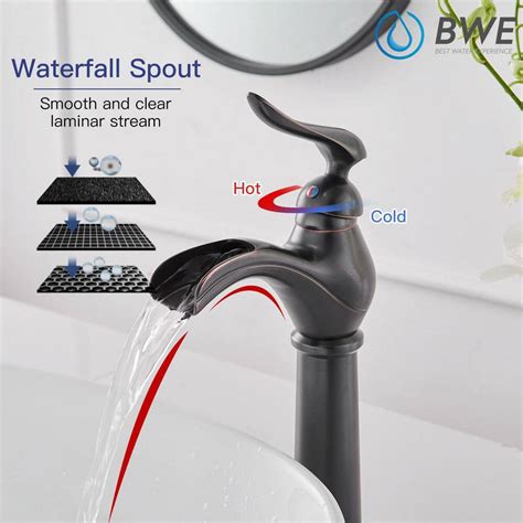 Buy Single Hole Single-Handle Vessel Bathroom Faucet in Oil Rubbed ...