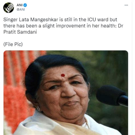 Lata Mangeshkar Health Update: ICU में हैं लता मंगेशकर, स्वर कोकिला की ...