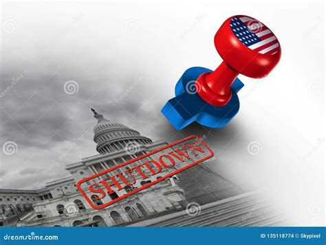 Shutdown of the United States Government Editorial Stock Image ...