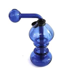 MFT 4 INCH Transparent LIGHT BLUE BUBLER With Blue oil pipe Smoking ...