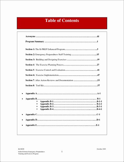 Table of Contents Word 10 的图像结果
