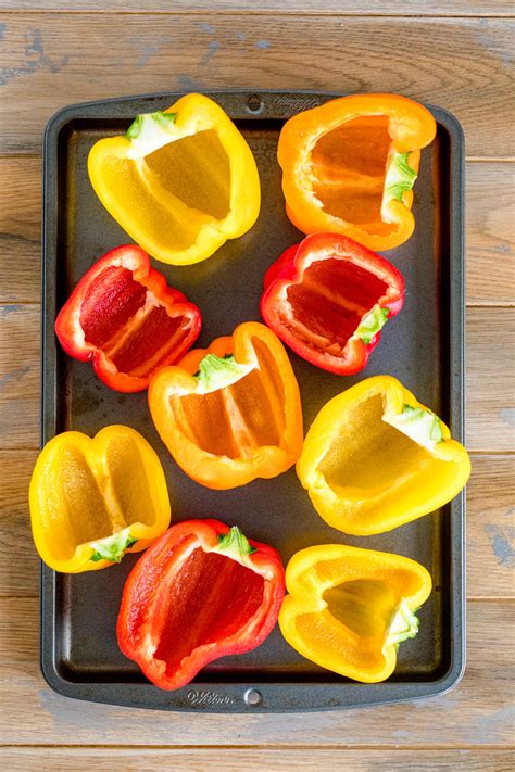 Cream Cheese Stuffed Bell Peppers - Sweet Tea and Sprinkles