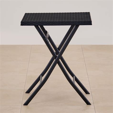 Buy Rex Polypropylene Foldable 2-Seater Tea Set - Black from Home ...