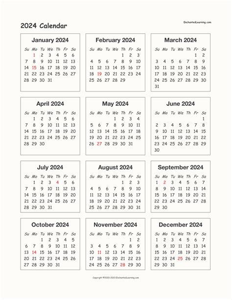4 Month Calendar 2024 Printable - Printable Yearly Calendar