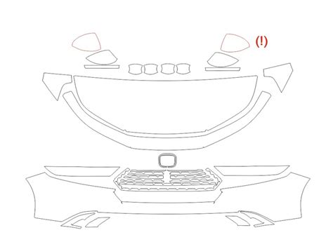 Purchase the patterns for body and interior protection of Honda