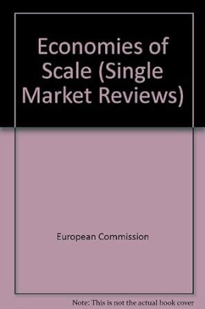 Buy Economies of Scale (Single Market Reviews) Book Online at Low ...