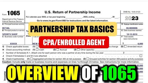 Form 1065 Explained | Schedule K & Schedule K-1 | Introduction to ...