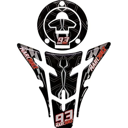 AutoMopix Bike Black Universal Customize Vinyl Tank Pad Sticker ...