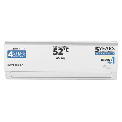Voltas 123V CAE 1 ton 3 star inverter Split AC | 4-IN-1 Adjustable mode ...