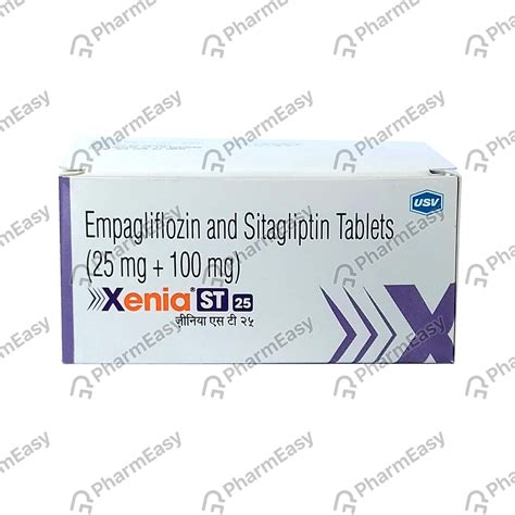 Xenia St 25mg Strip Of 10 Tablets: Uses, Side Effects, Price & Dosage ...