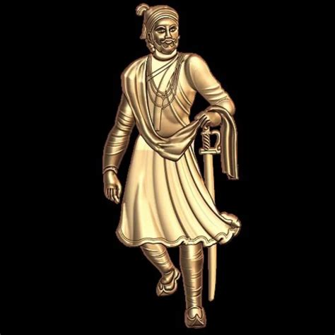 Exquisite Shivaji Maharaja 3D Model for Unique Jewelry Designs