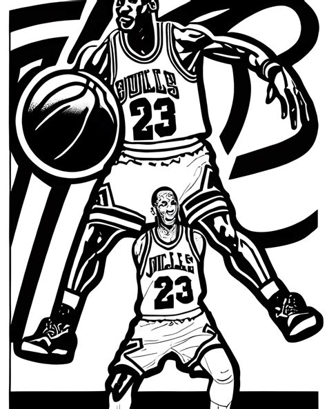 Michael Jordan Coloring Pages