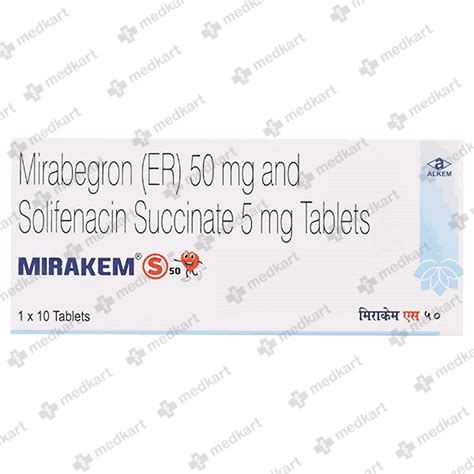 MIRAKEM S 50MG TABLET 10'S, Price, Composition & Generic Alternatives ...