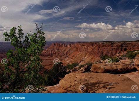Needles Overlook C stock image. Image of clouds, travel - 93985407