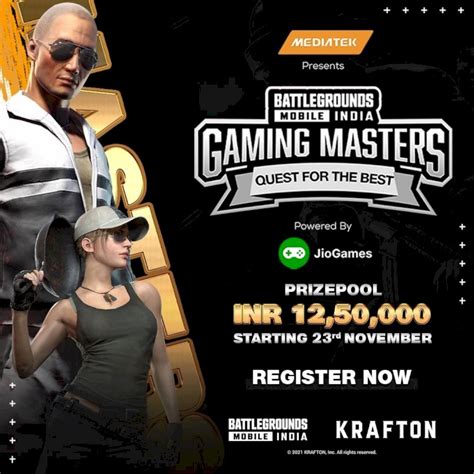 MediaTek and Jio announces INR 12.5 lakhs 'GAMING MASTERS 2.0' BGMI ...