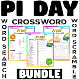 Pi Day Crossword Puzzle Worksheets Activities by DIGITAL STORE OF PUZZLE