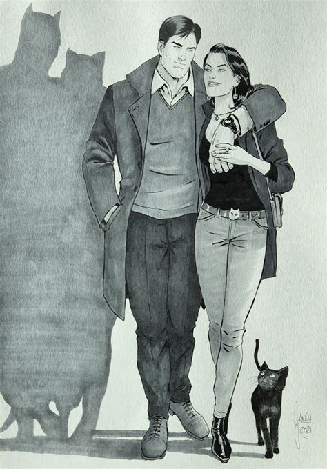 Bruce Wayne and Selina Kyle- Janin, in Myko Bato's Commissions- Cover ...