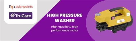 Asian Paints Trucare High Pressure Washer 1800w 120 bar Pressure | 7 ...