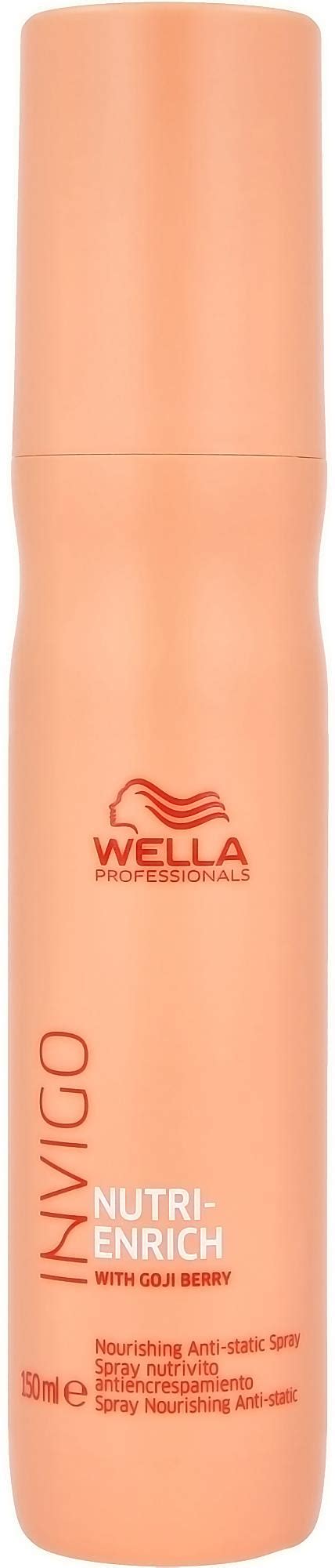 Wella Professionals Nutri-Enrich Invigo Nourishing Anti-Static Spray ...