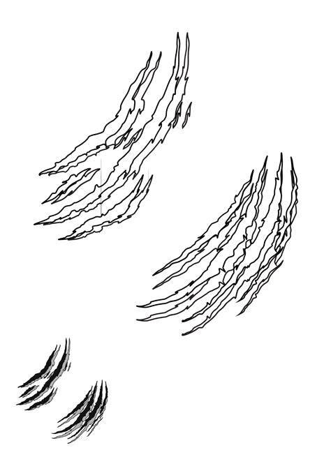 Free Tiger Claw Coloring Page Template to Edit Online