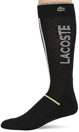 Buy Lacoste Unisex-Adults Sport Lacoste Logo And Stripes Tube Sock ...
