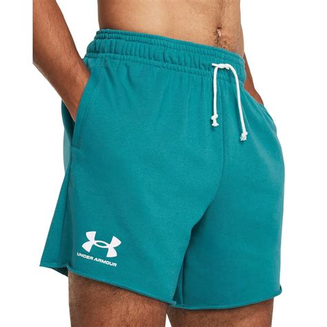 Under Armour | Rival Terry 6 inch Shorts Mens | Performance Shorts ...