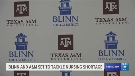 Blinn and Texas A&M set to help tackle nursing shortage | kagstv.com