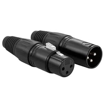 DEVICE OF URBAN INFOTECH XLR Connectors, 3 Pin Male & 3 Pin XLR Female ...