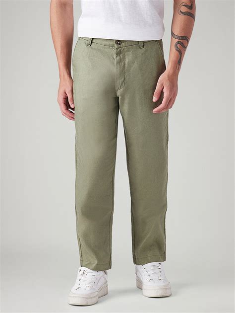 Men's Authentic Relaxed Straight Fit Mid Rise Linen Chinos – Levis ...