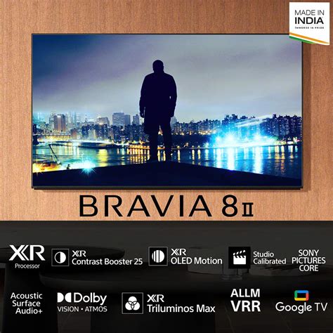 Sony 139 cm 55" BRAVIA 8 II 4K UHD AI Technology OLED Google TV K-55XR80M2