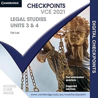 Cambridge Checkpoints VCE Legal Studies Units 3&4 2021 Digital Card ...