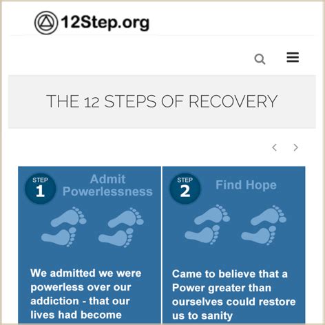 Image result for 12 Step Addiction Recovery Program