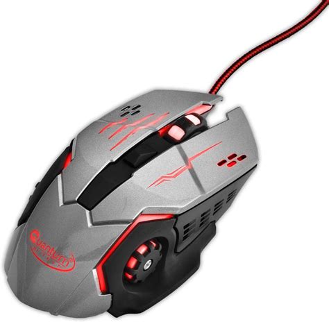 QUANTUM QHM 286G, 3200 DPI Wired USB Gaming Mouse with Programmable ...
