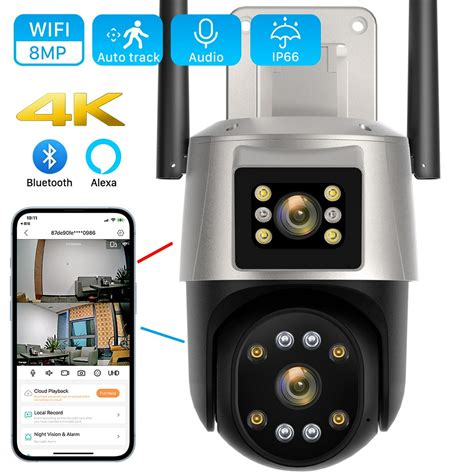 Cámara IP con Wifi para exteriores, videocámara de videovigilancia con ...
