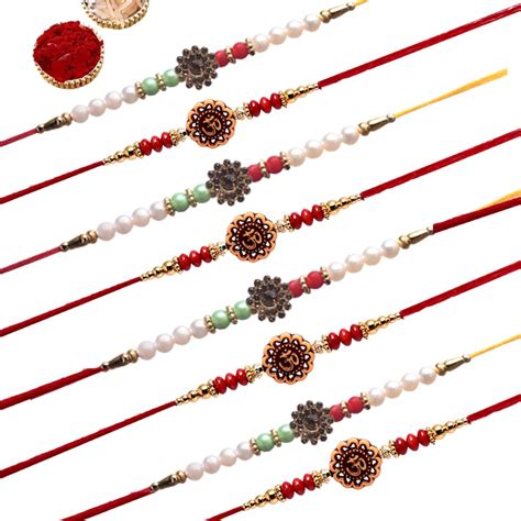 Buy Pithora Hejal Rakhi For Brother,Sister, Rakhi, Roli chawal Combo 4 ...