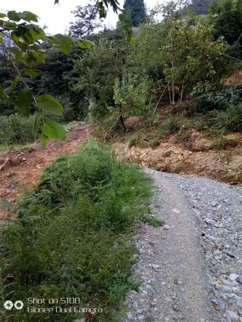 南阳市淅川县多路段发生山体滑坡、道路塌方严重, 道路已经封闭