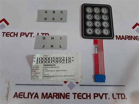 Rs 331-253 Keypad Membrane – Aeliya Marine Tech®