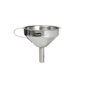 Dia.11cm Stainless Steel Liquid Filter Tunnel Oil Strainer Jam Kitchen ...