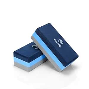 WiseLife Classic Yoga Block | Yoga Brick (Regular Size), High Density ...