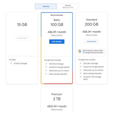Google Drive Storage Subscription 的图像结果