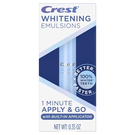 Crest Whitening Emulsions Model at Lorenzo Marrs blog