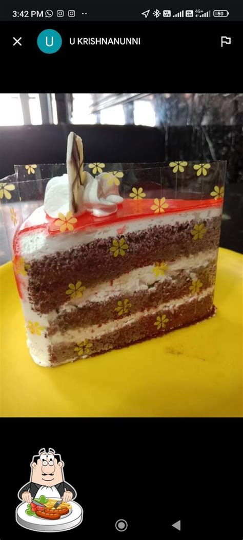 Menu at Italian cakeshop shenkottai branch, Shenkottai