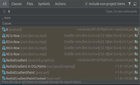 Image result for Android R Java File