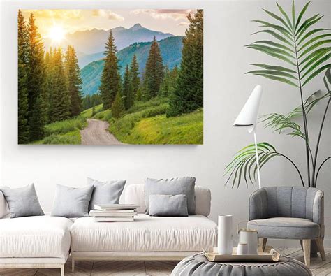 VERRE ART Printed Framed Canvas Painting for Home Decor Office Wall ...