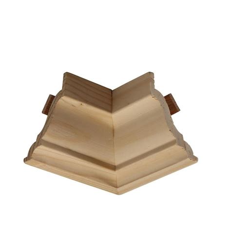 RELIABILT 2-3/8-in L x 9/16-in T Inside corner Crown Moulding Block ...