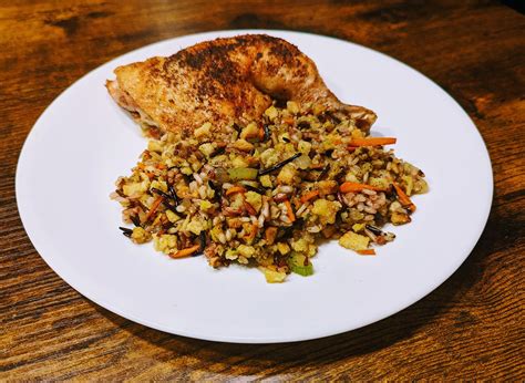 Wild Rice Stuffing Recipe | Thrive Dairy Free