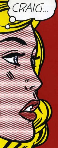 Craig - Roy Lichtenstein - Modern Pop Art Painting - Framed Prints by ...