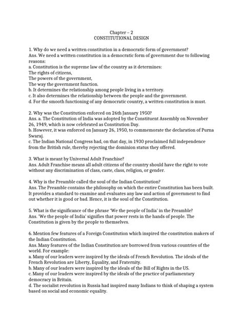 Pollitical Science Chapter 2 Class 9 的图像结果