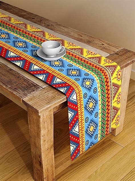 Buy Alina Decor Polyester Canvas Digital Printed Table Runner for ...